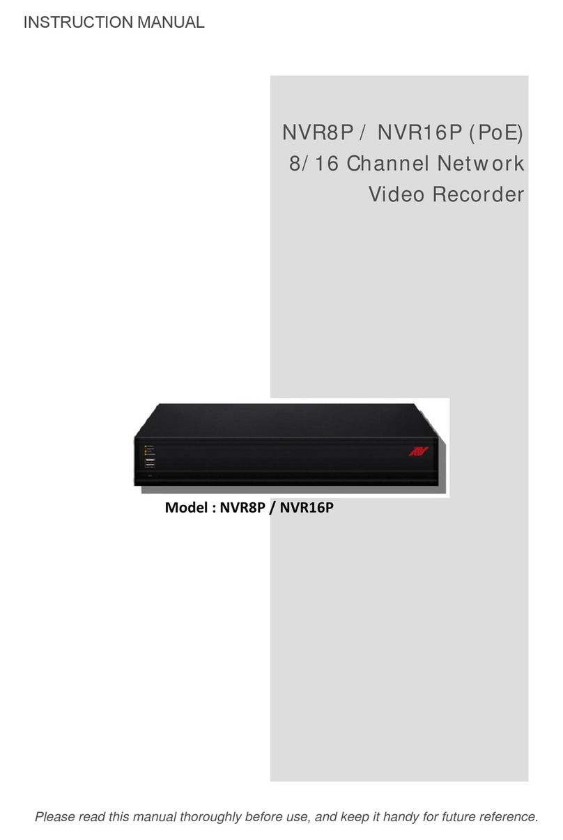 Advanced Technology Video NVR8P User manual