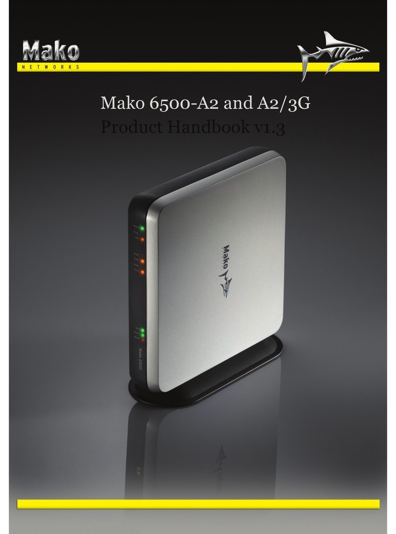 Mako Networks Mako 6500-A2 Product handbook