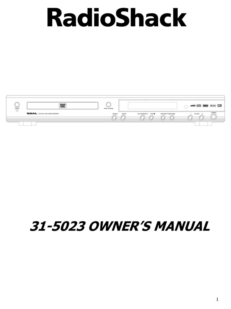 Saba HTS-1500 owner's manual