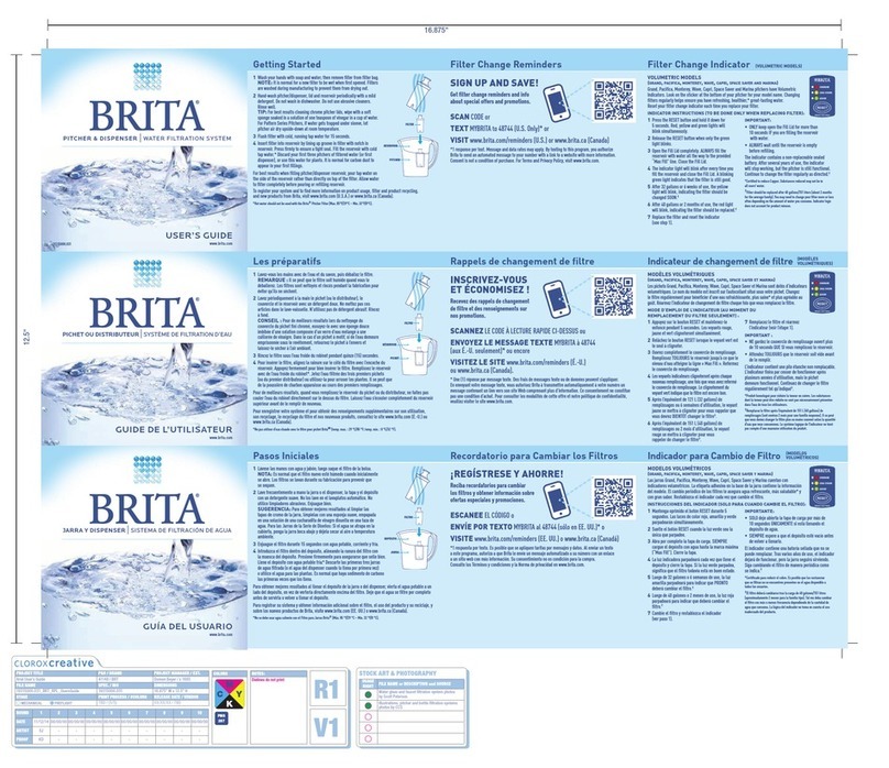 Brita Wave BPA-Free Water Pitcher user guide Brita Wave BPA-Free Water Pitcher user guide