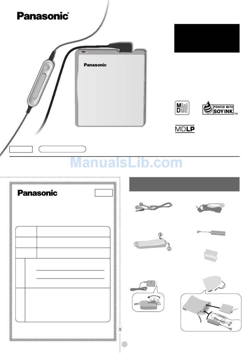 Panasonic SJ-MJ97 User manual