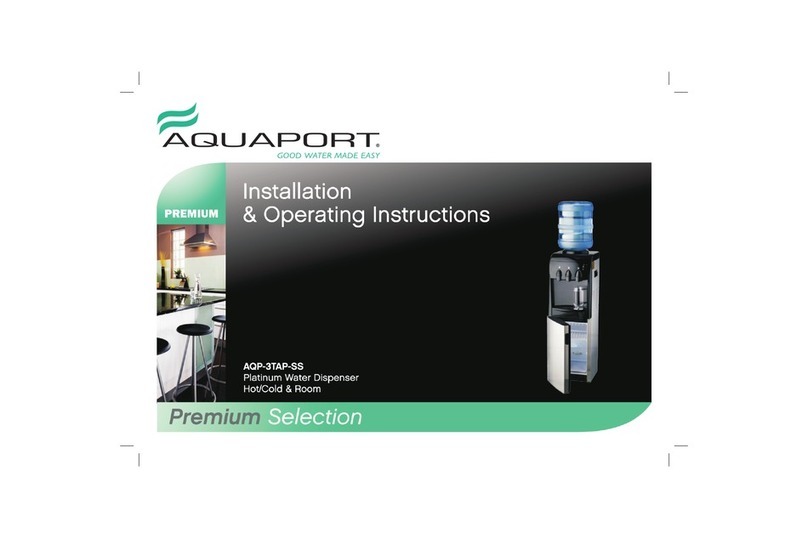 Aquaport AQP-3TAP-SS Installation & operating instructions