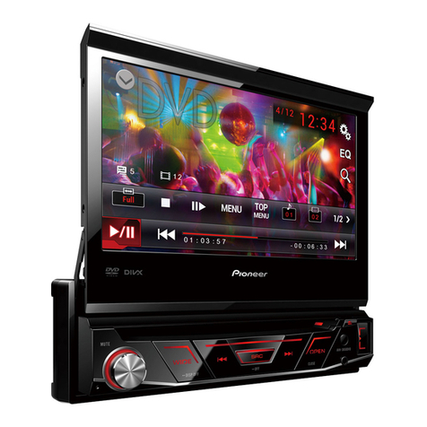 Pioneer AVH3850DVD owner's manual