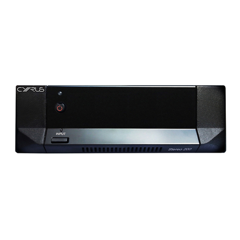 Cyrus Stereo 200 User manual