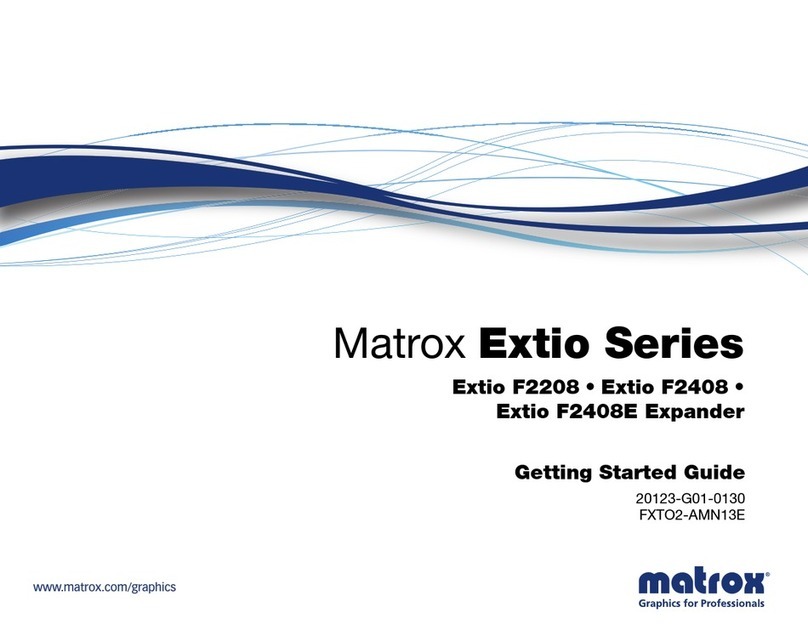Matrox Extio F2208 Getting started guide