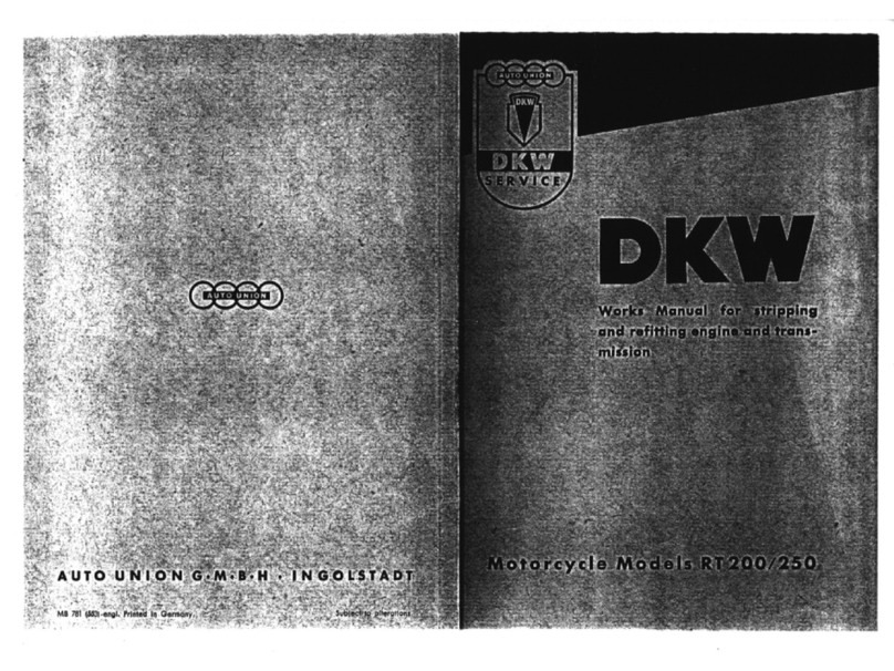 DKW RT 200 Service manual