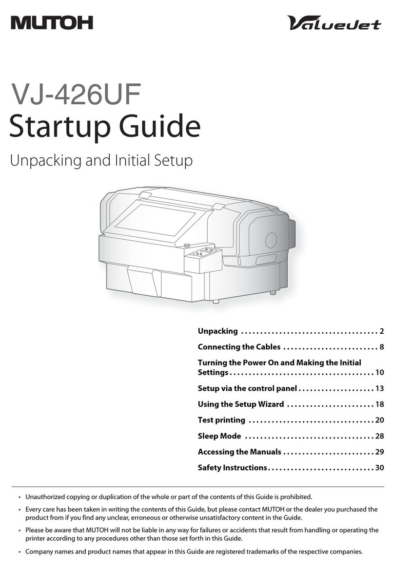 MUTOH VJ-426UF User guide