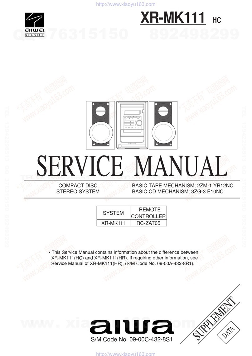 Aiwa XR-MK111 Service manual