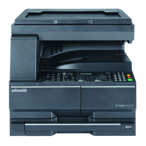 Olivetti d-Copia 1800MF Setup guide