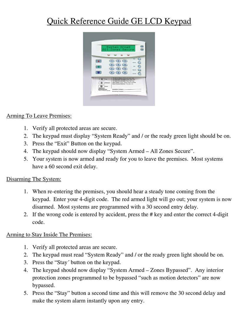 NetworX NX-148E user manual