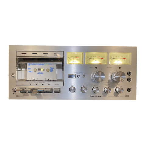 Pioneer CT-F700 Service manual