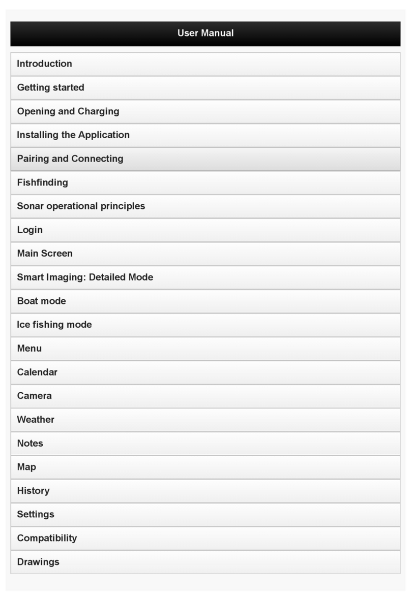 deeper Fishfinder User manual