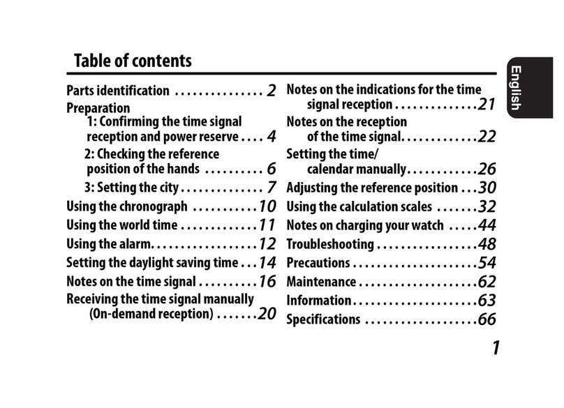 Citizen H61 Series User manual