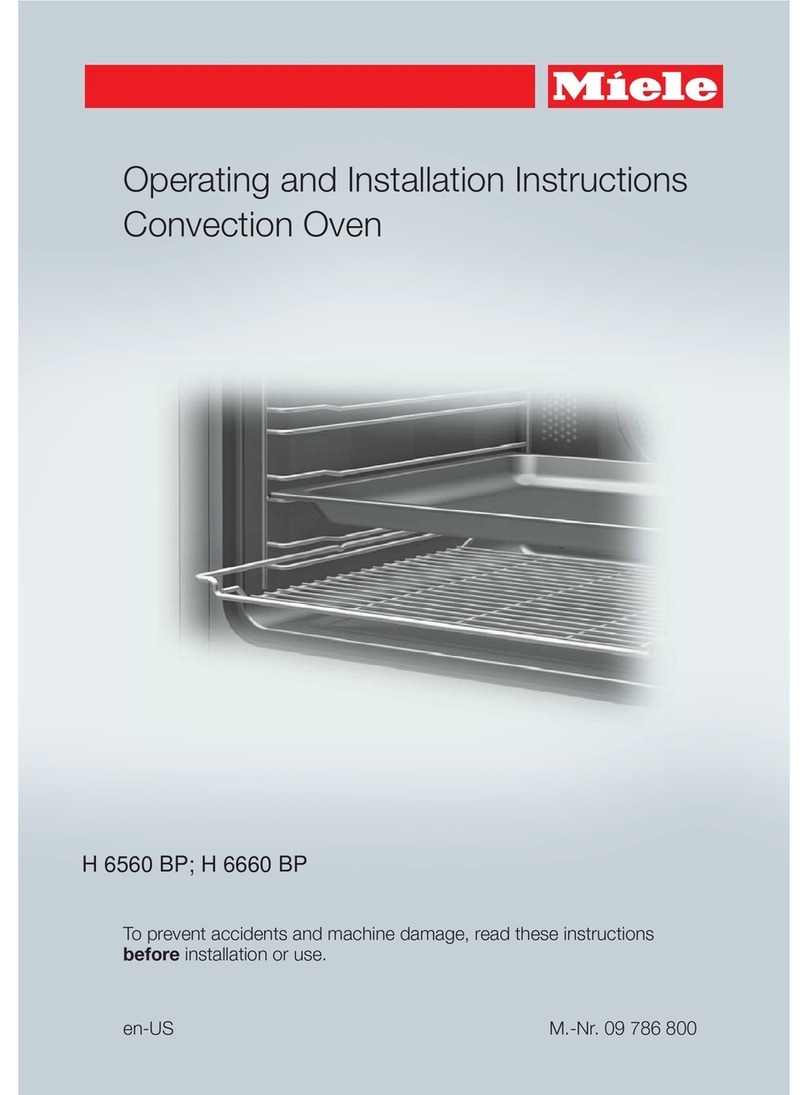 Miele H6560BP Operating and installation instructions Miele H6560BP Operating and installation instructions