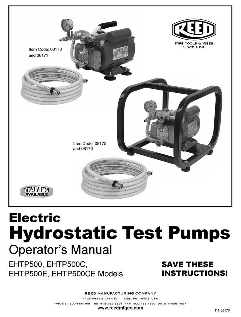 REED EHTP500 Operator's manual REED EHTP500 Operator's manual