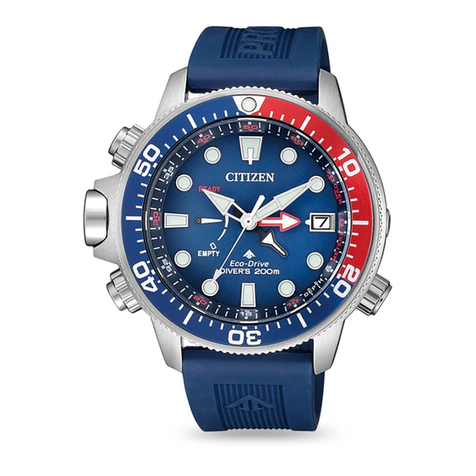 Citizen J250 User manual