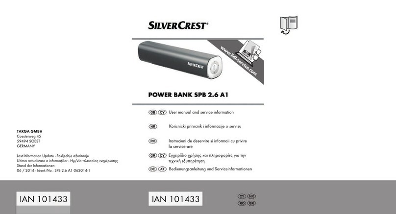 Silvercrest SPB 2.6 A1 Instruction sheet