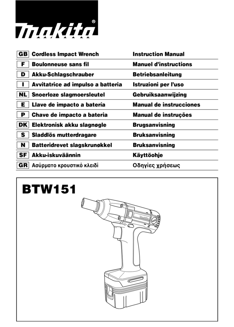 Makita BTW151 User manual