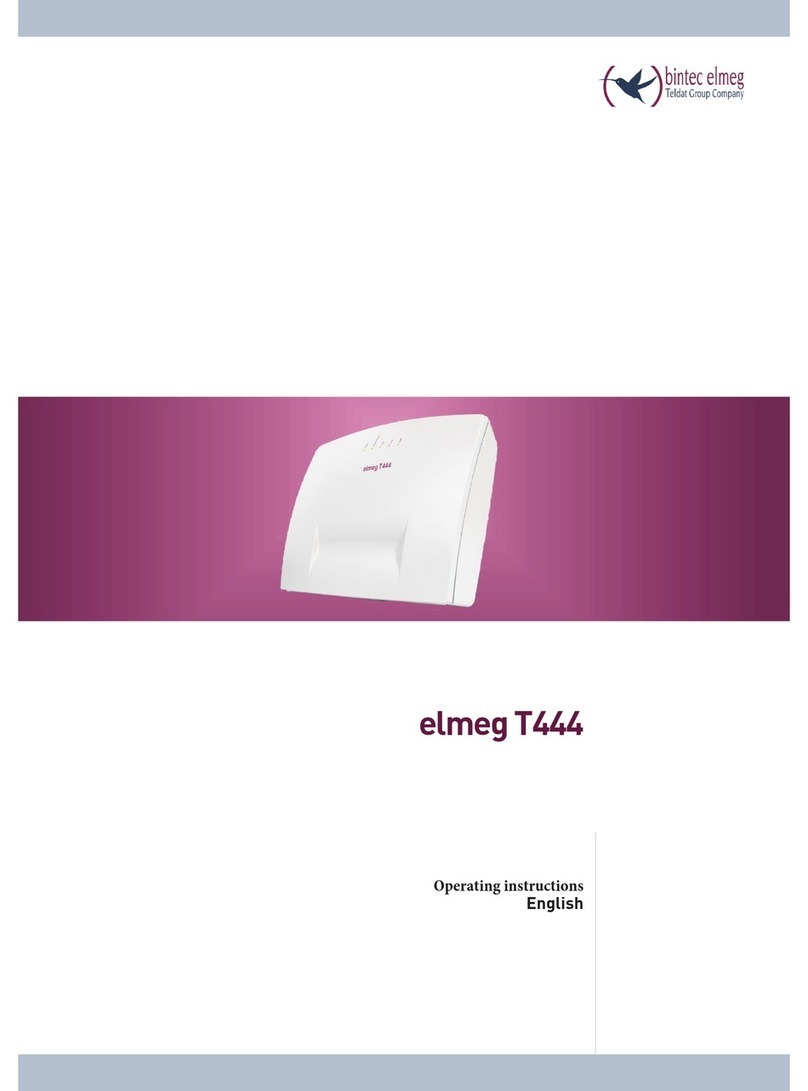 BinTec elmeg T444 operating instructions