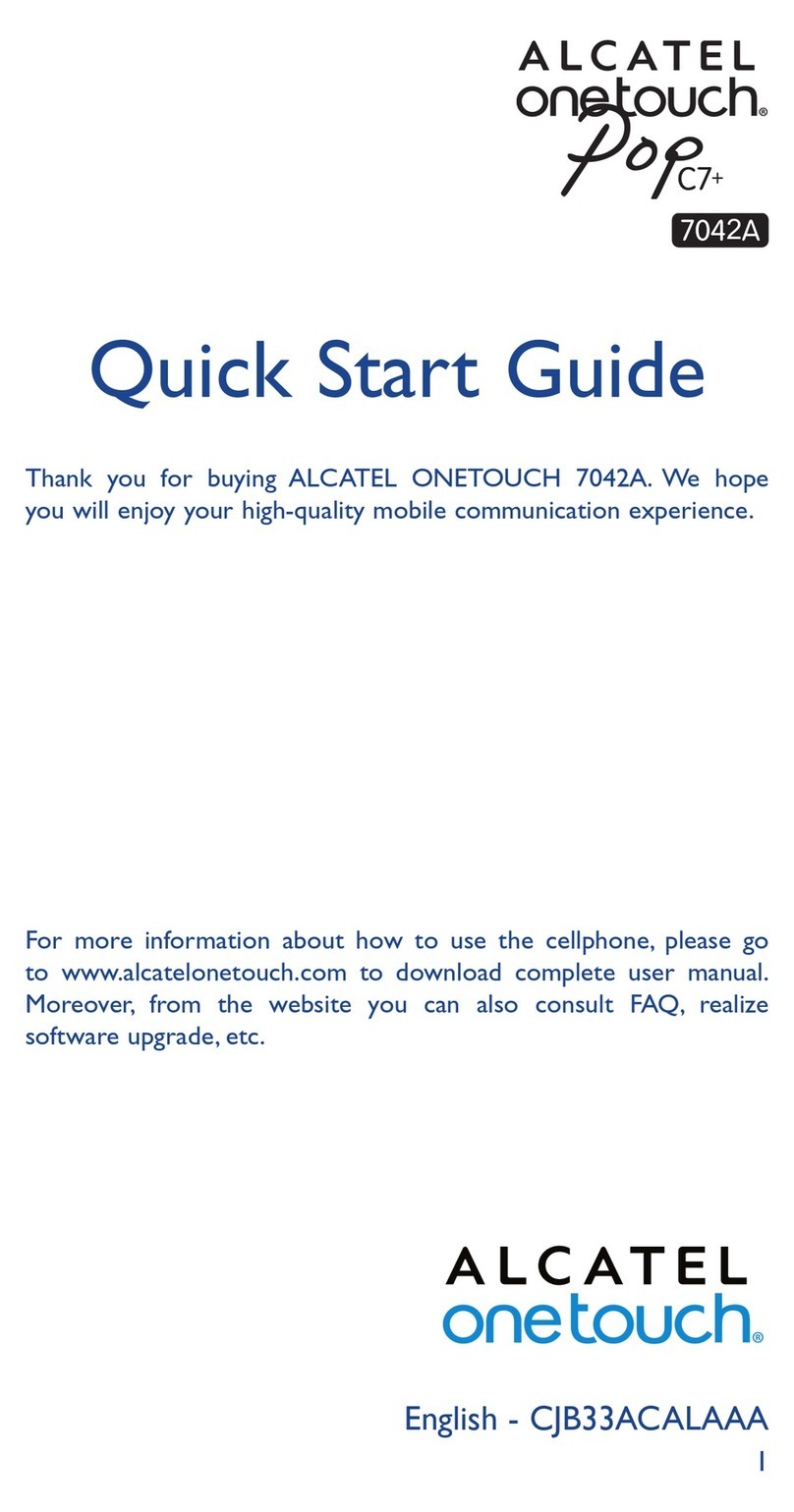 Alcatel ONETOUCH 7042A User manual
