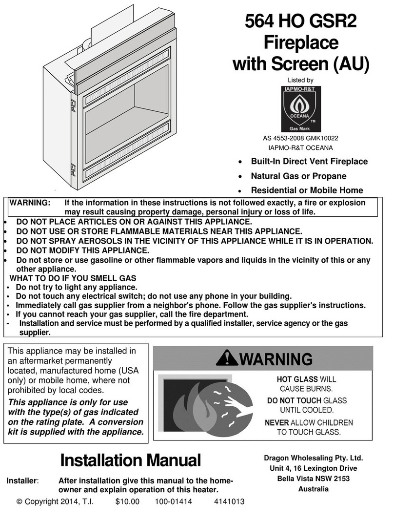 Travis Industries 564 HO GSR2 User manual