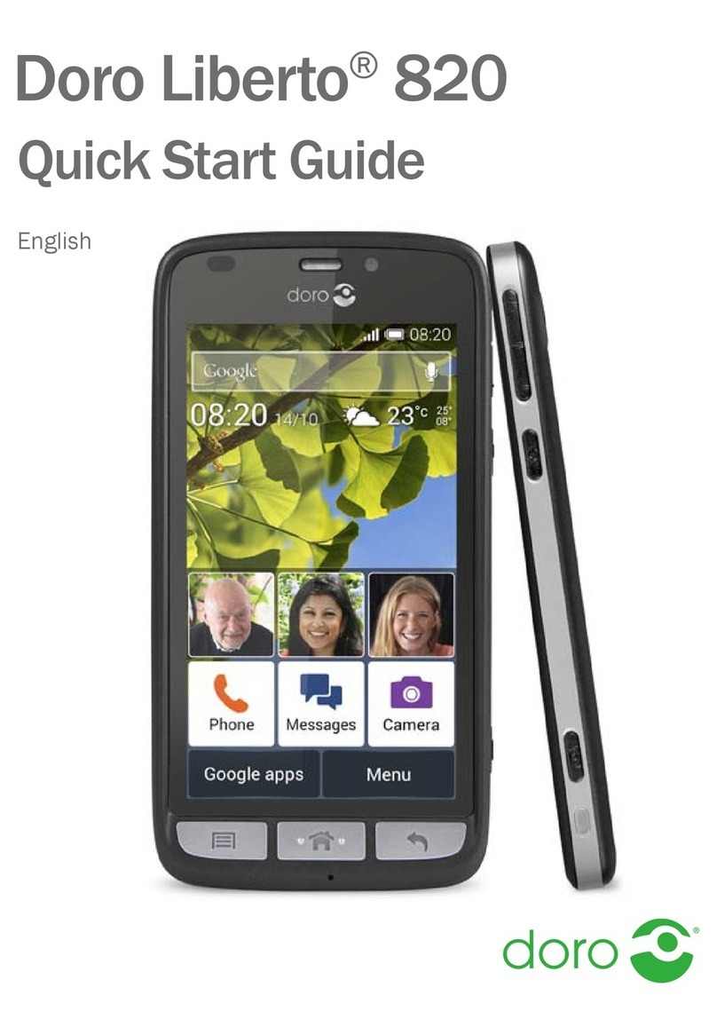 Doro 820 User manual