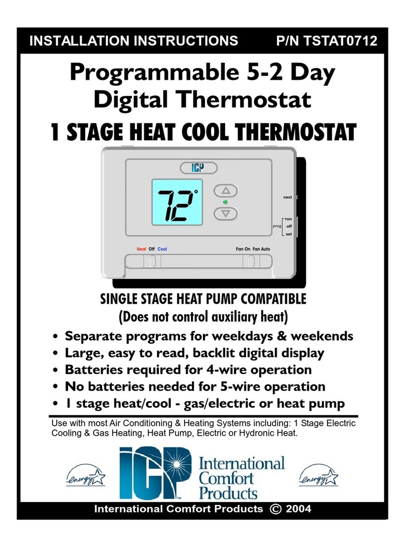 ICP TSTAT0712 User manual