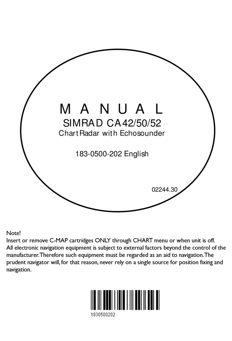 Simrad CA42 manual