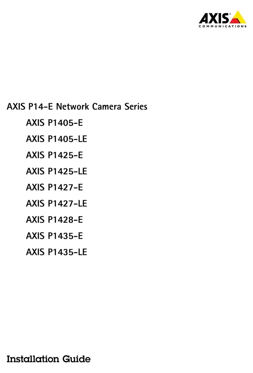 Axis P1405-E User manual