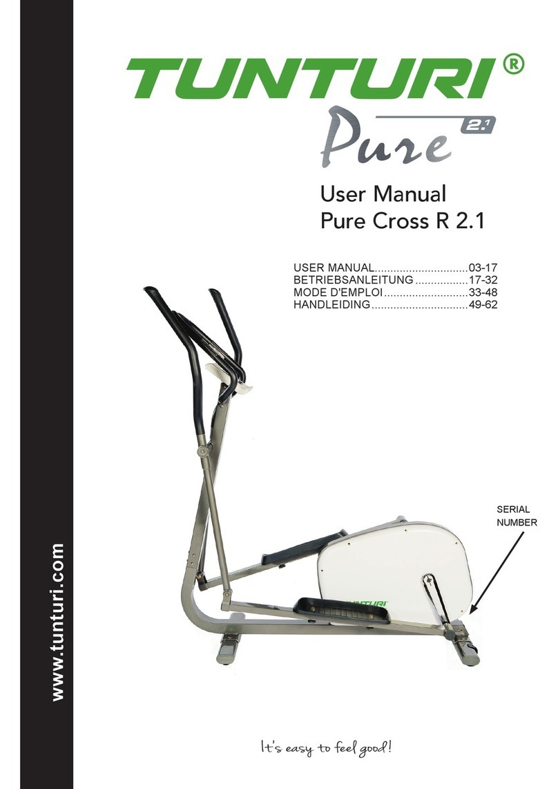 Tunturi Pure Cross R 2.1 user manual