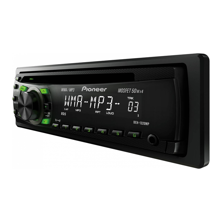 Pioneer DEH-1320MP owner's manual