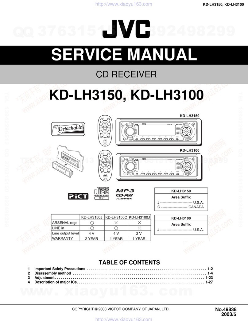 JVC KD-LH3150 User manual