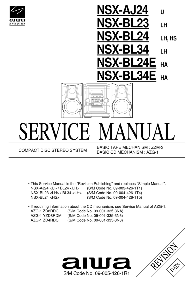 Aiwa NSX-AJ24 U User manual