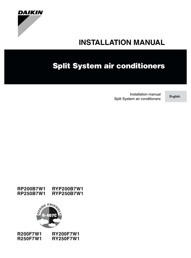 Daikin RP200B7W1 User manual