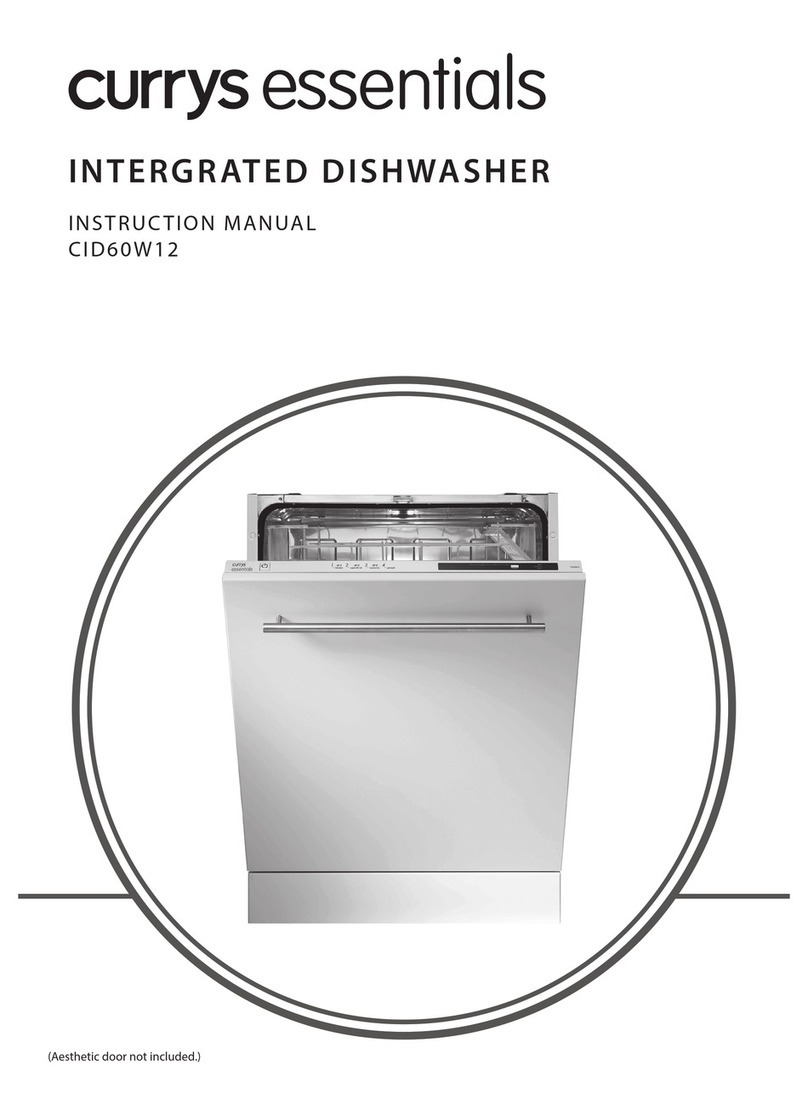 Currys Essentials CID60W12 User manual