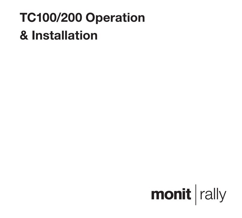 Monit Rally TC100 Operation & installation