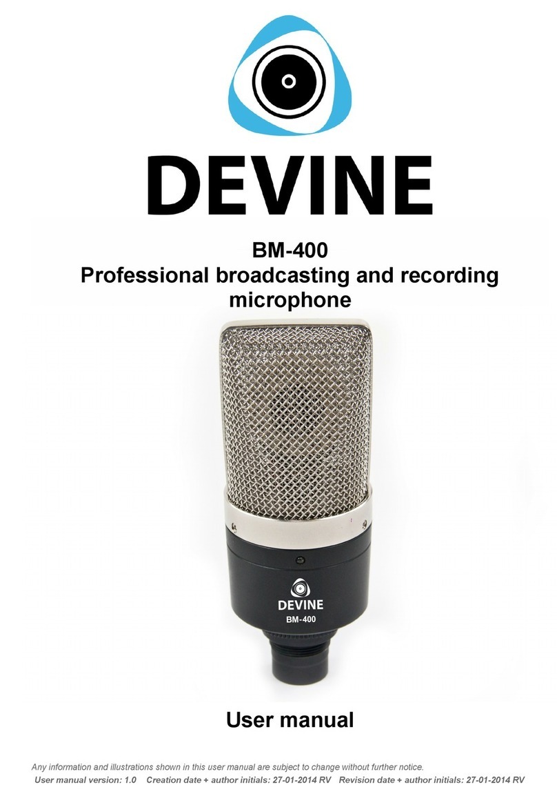 Devine BM-400 User manual