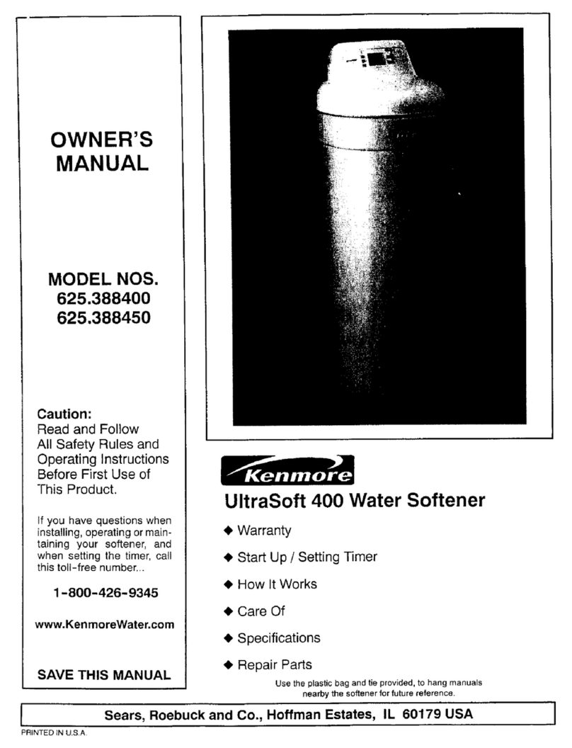Kenmore 625.388400 owner's manual