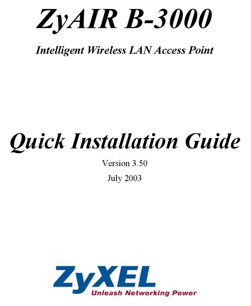 ZyXEL Communications ZyXEL ZyAIR B-3000 User manual