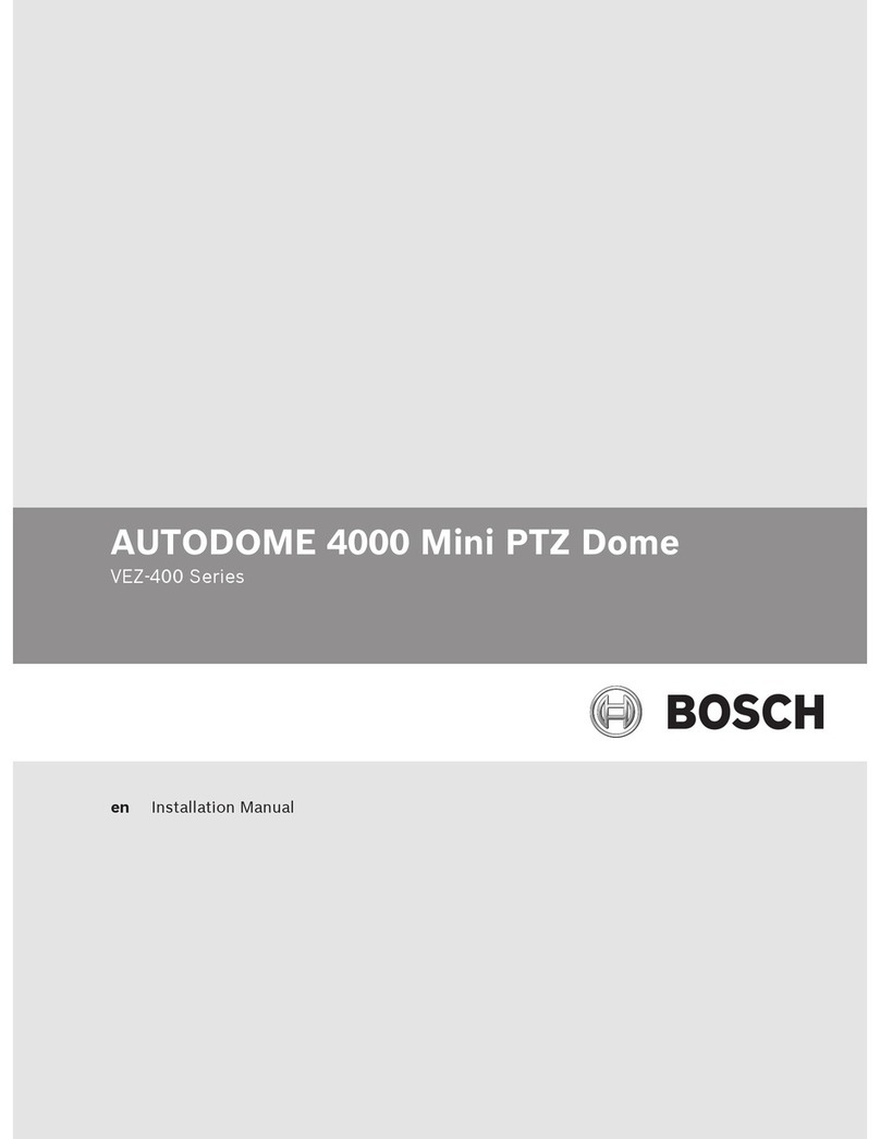 Bosch VEZ-400 Series User manual Bosch VEZ-400 Series User manual