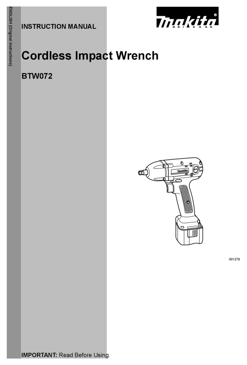 Makita BTW072 User manual Makita BTW072 User manual