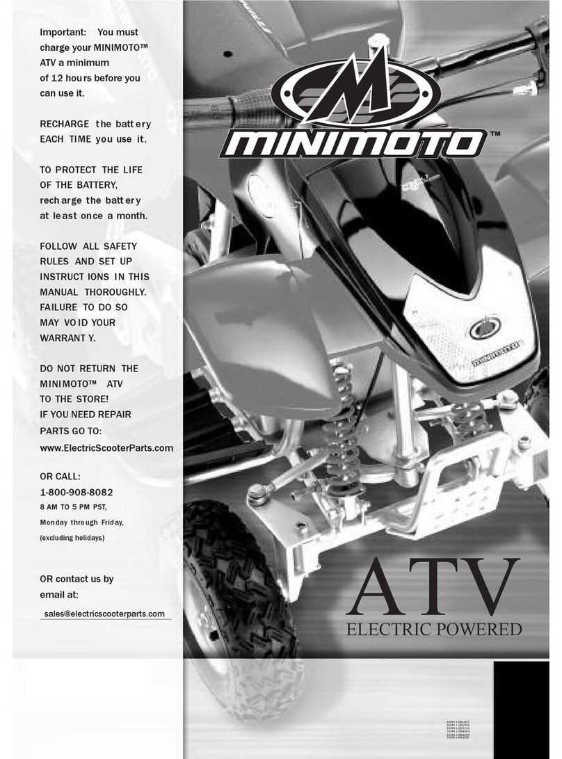 MINIMOTO ATV instruction manual