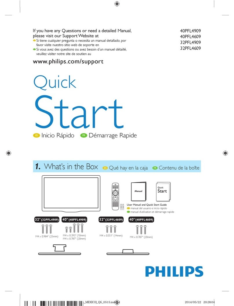 Philips 40PFL4909 User manual
