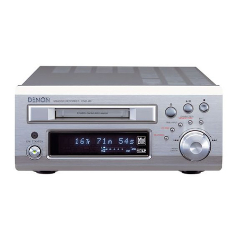 Denon DMD-M31 operating instructions