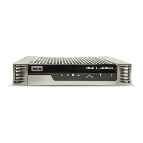 Newtec MDM3100 User manual