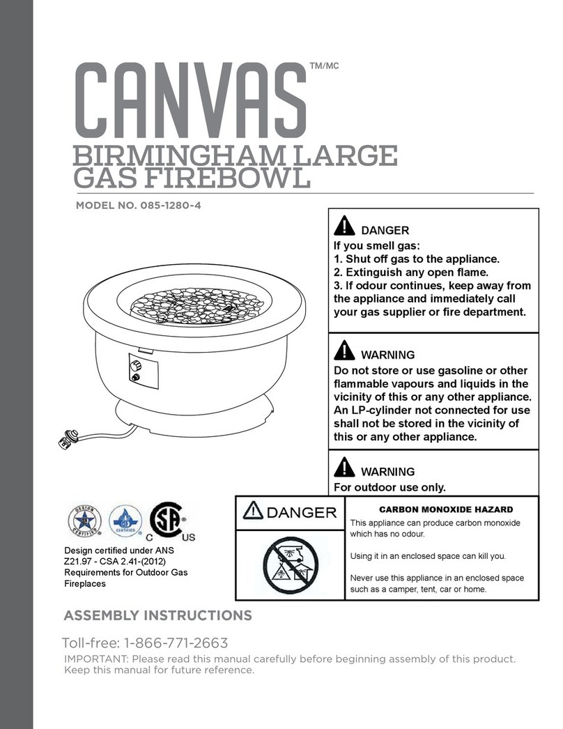 Canvas BIRMINGHAM 085-1280-4 User manual