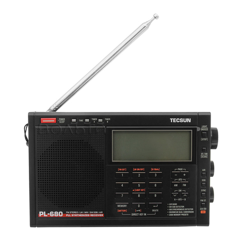 Tecsun PL-680 Operation manual