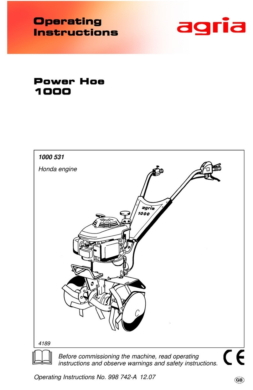 Agria 1000 User manual