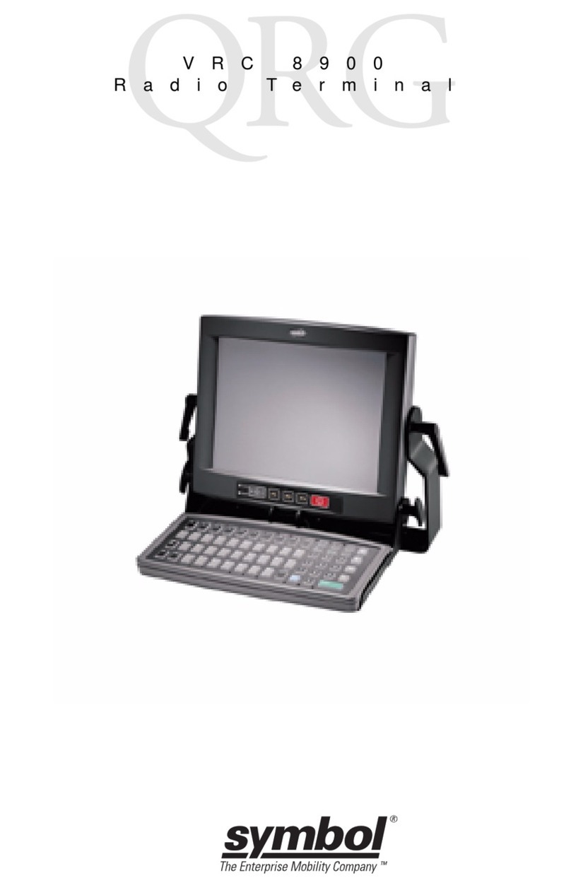 Symbol VRC 8900 User manual