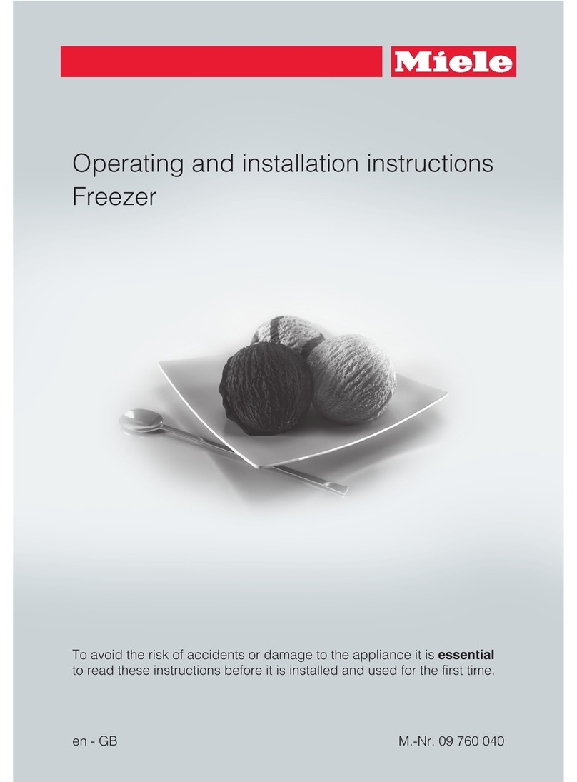 Miele Independence F1811Vi Operating and installation instructions
